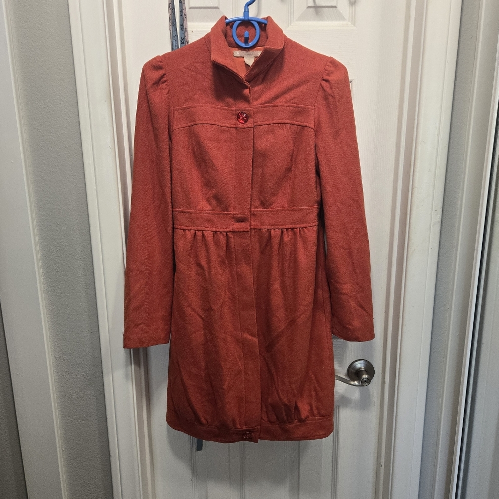 Hype Wool Blend Orange Coat Size 4